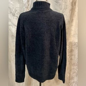 Michael Brandon Gray Acrylic 1/4 ZIp Sweater